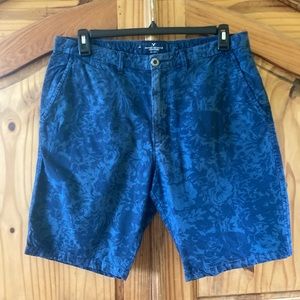 Blue Floral Men's Shorts